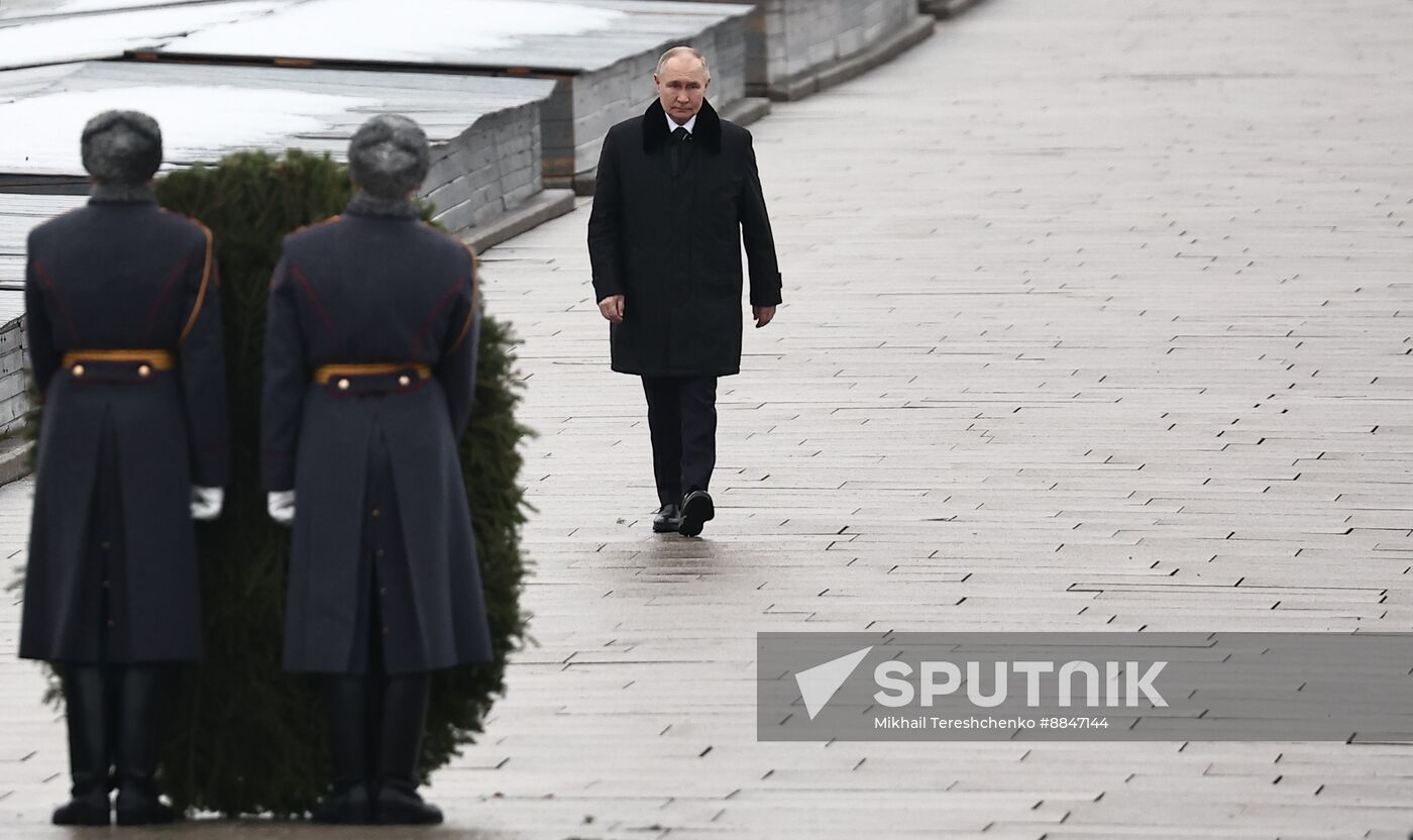 Russia Putin WWII Leningrad Siege Lifting Anniversary