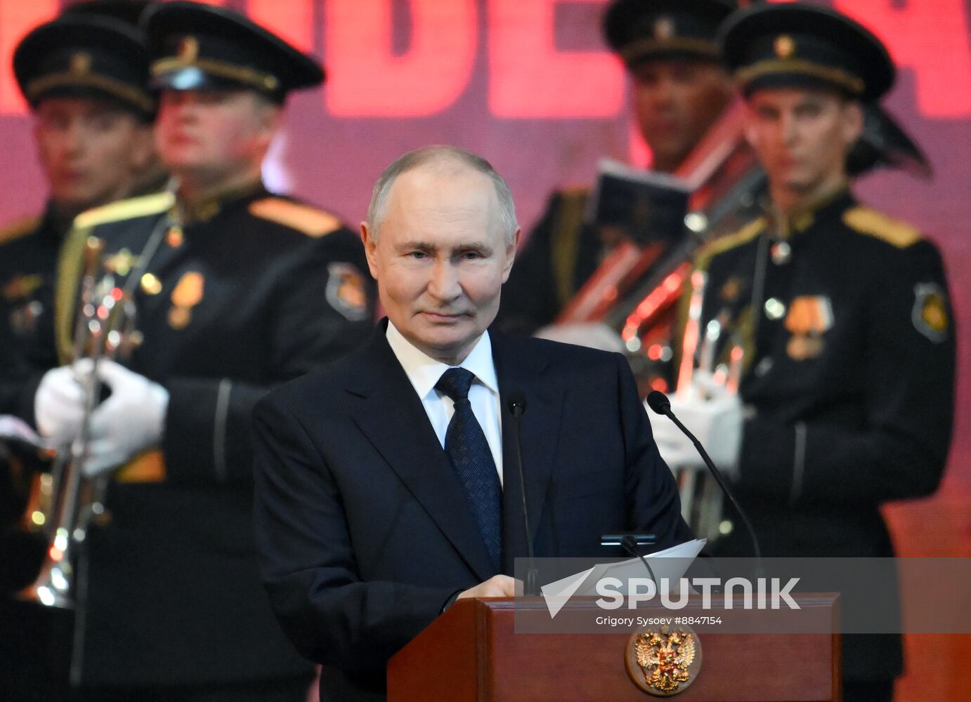 Russia Putin WWII Leningrad Siege Lifting Anniversary
