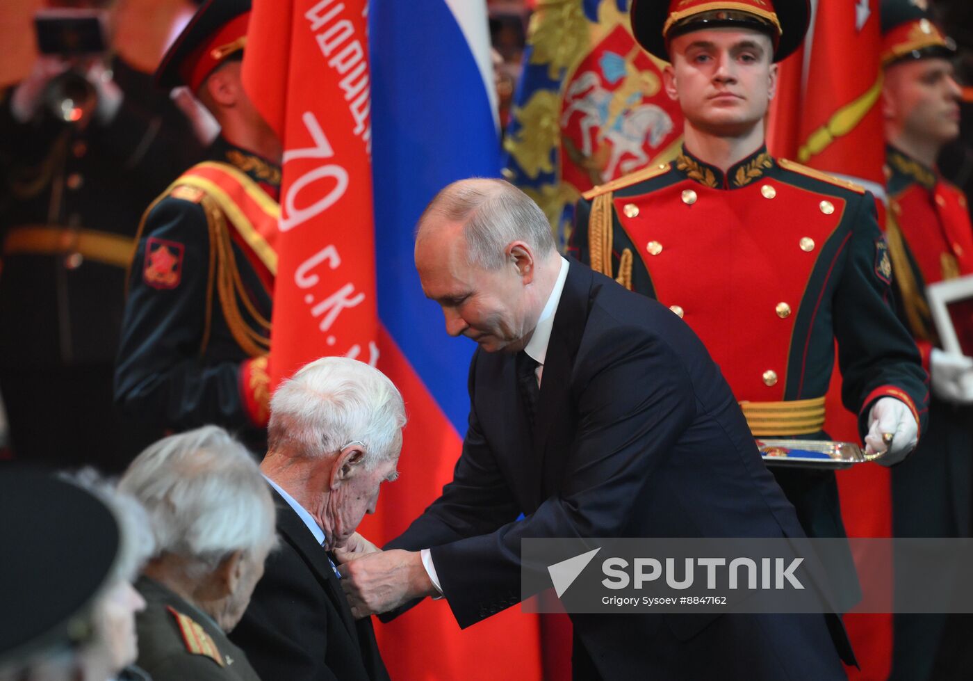 Russia Putin WWII Leningrad Siege Lifting Anniversary