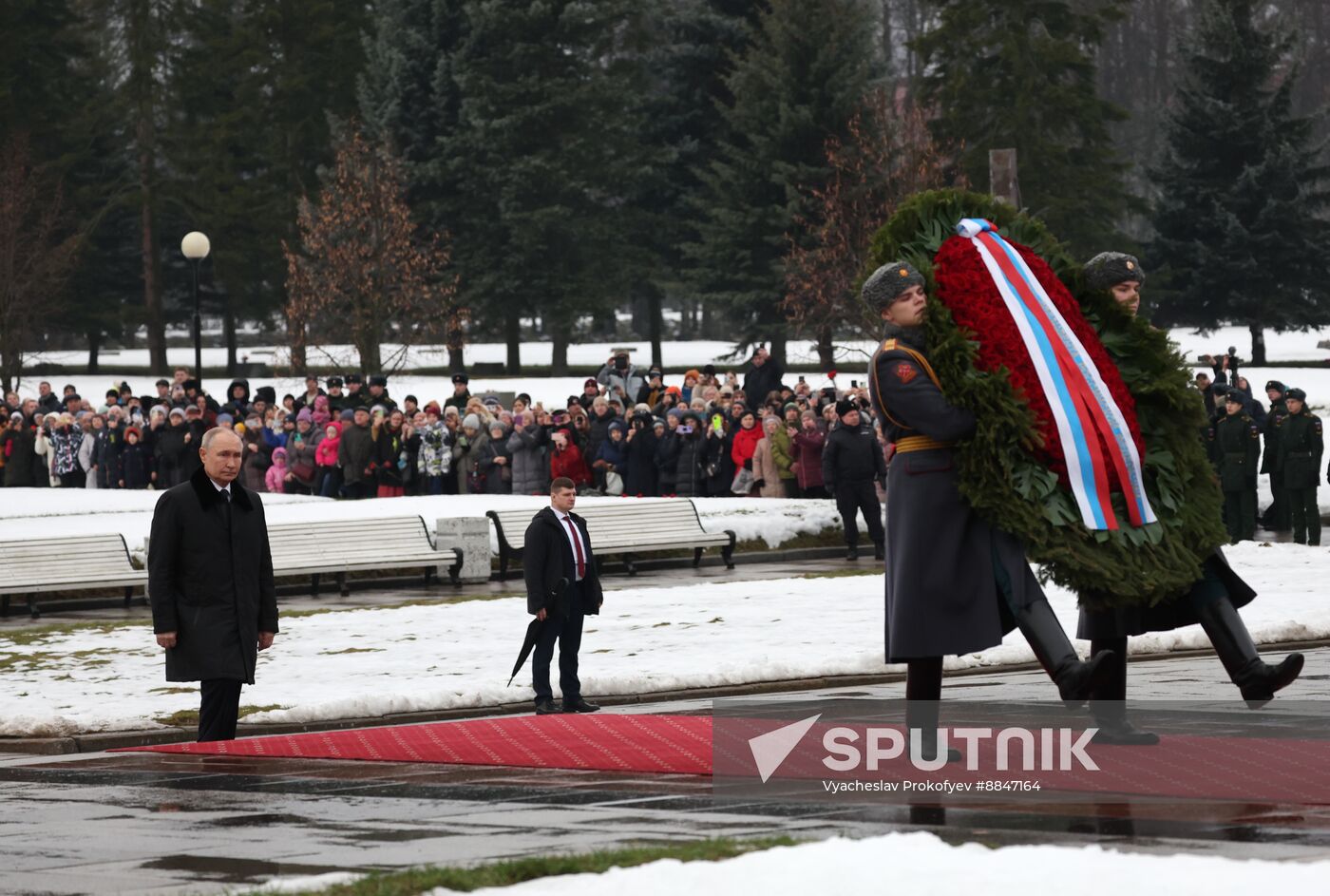 Russia Putin WWII Leningrad Siege Lifting Anniversary