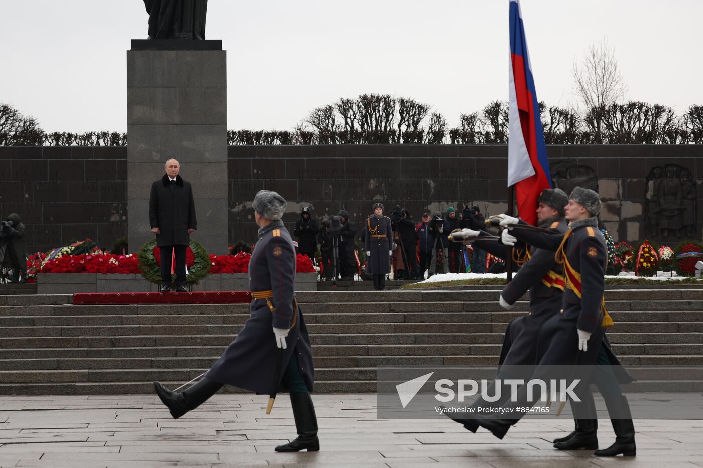 Russia Putin WWII Leningrad Siege Lifting Anniversary