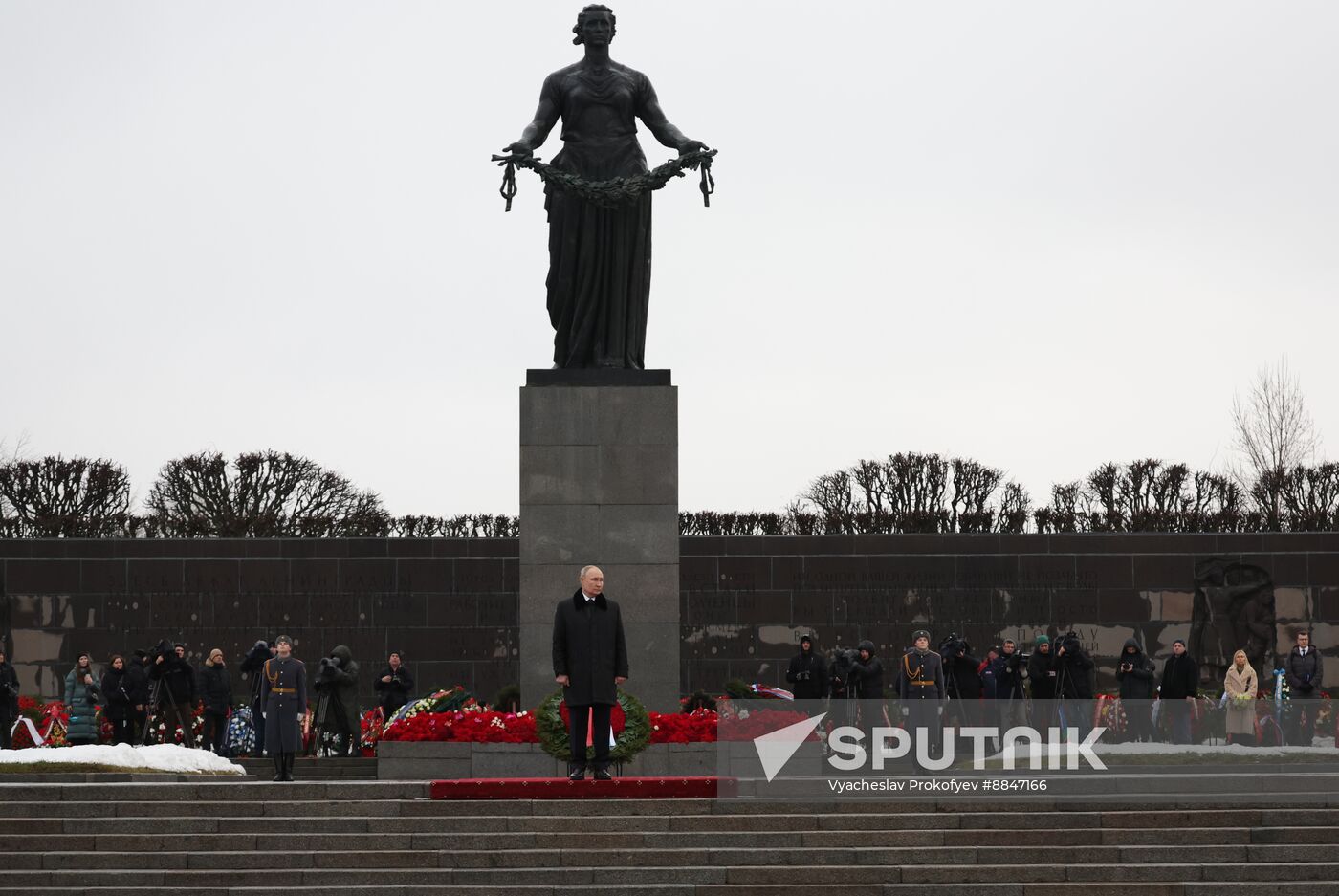 Russia Putin WWII Leningrad Siege Lifting Anniversary