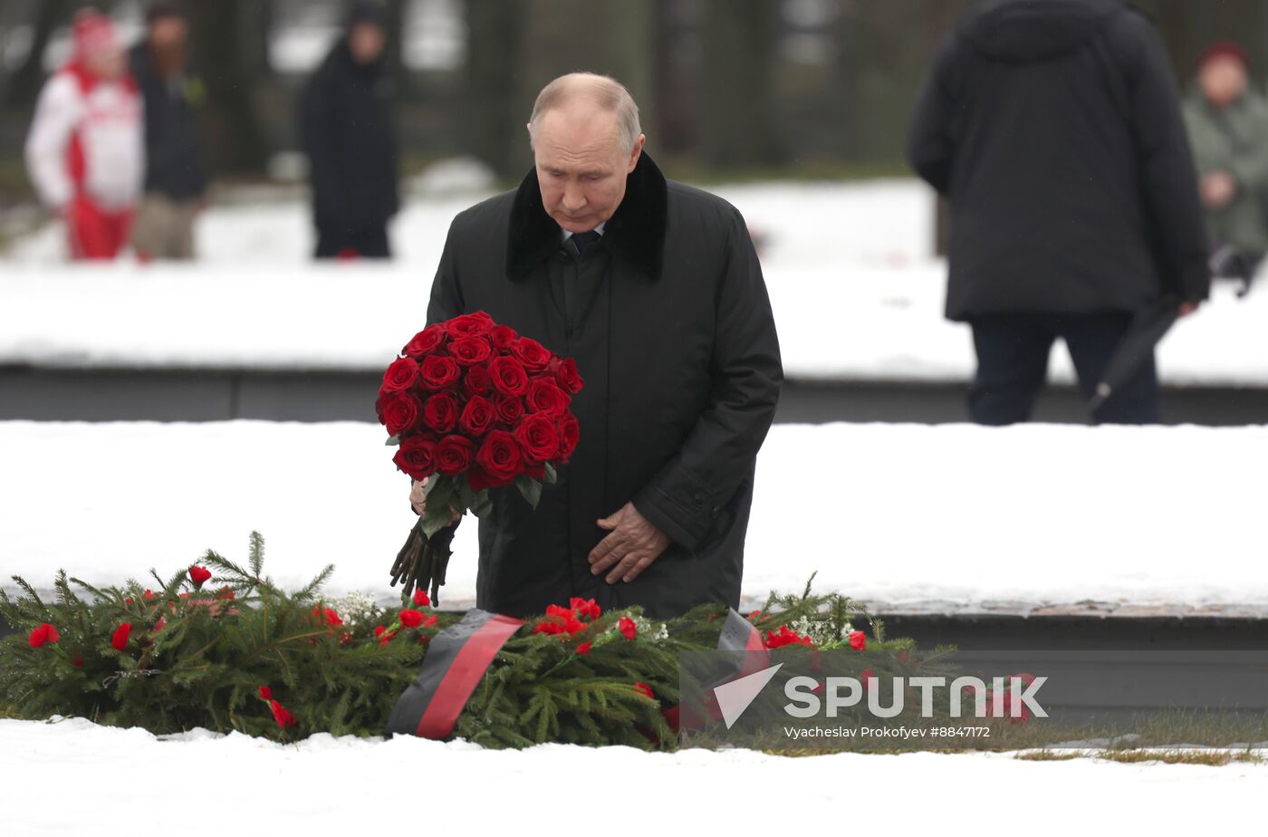 Russia Putin WWII Leningrad Siege Lifting Anniversary