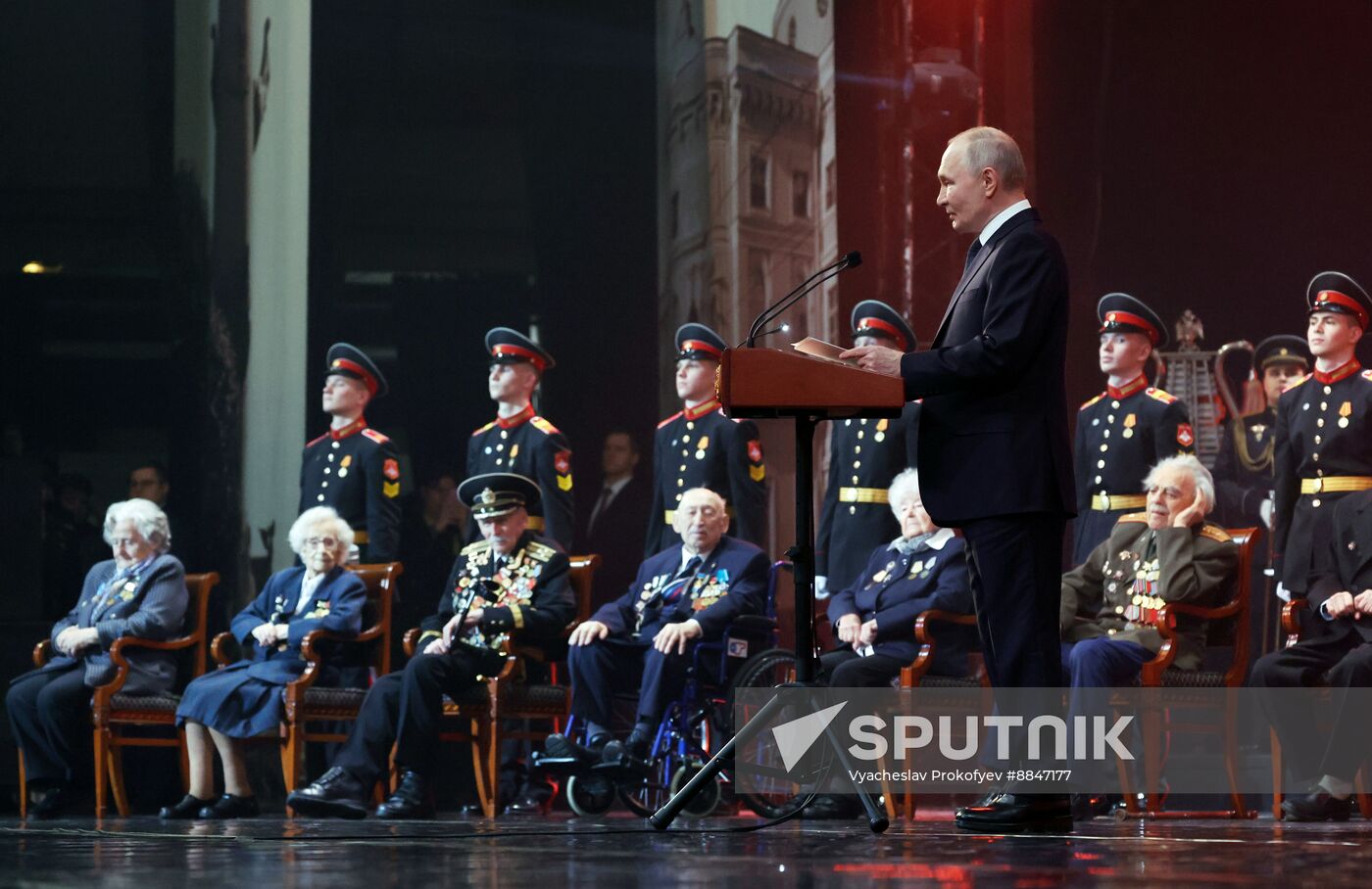 Russia Putin WWII Leningrad Siege Lifting Anniversary