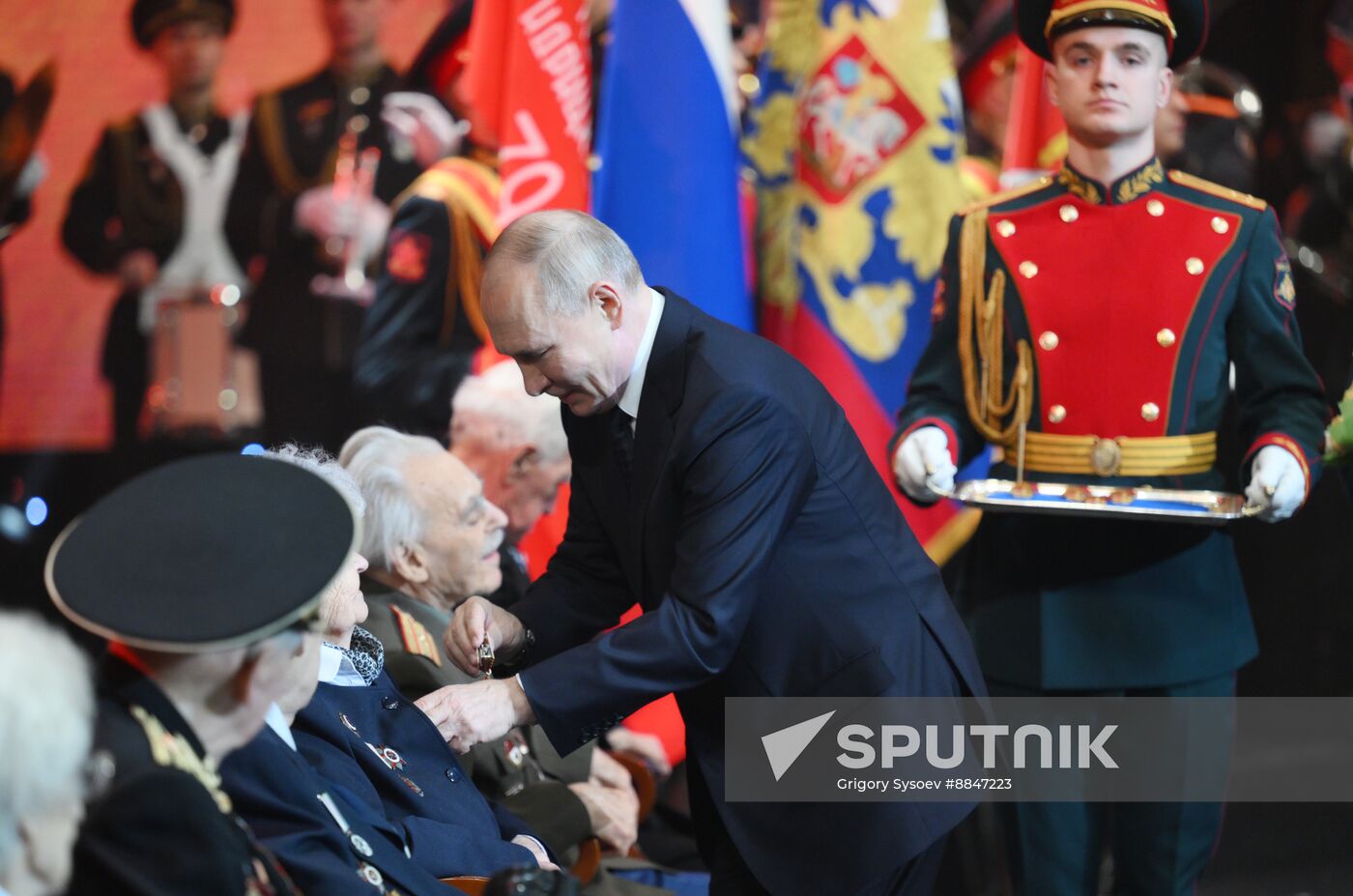 Russia Putin WWII Leningrad Siege Lifting Anniversary