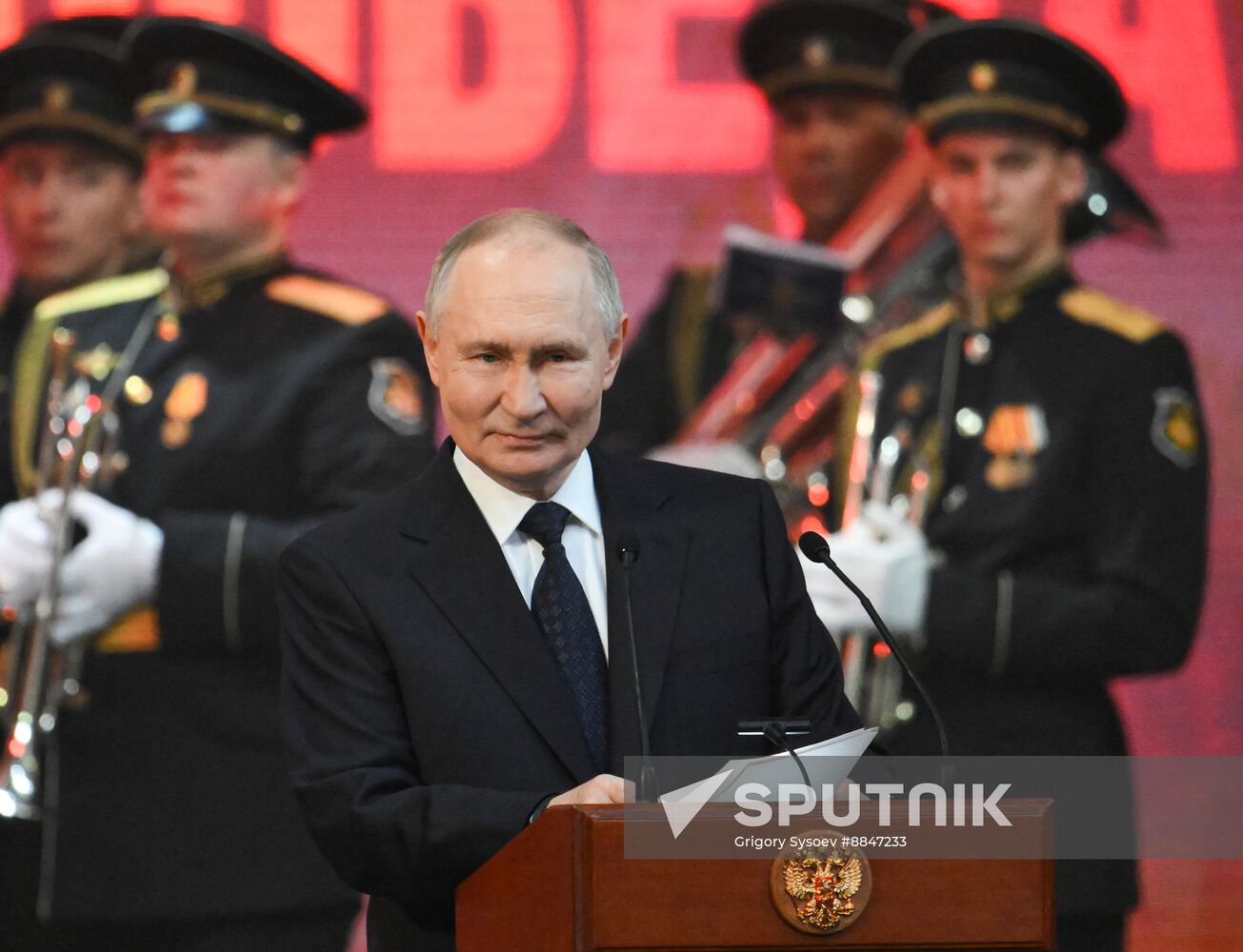 Russia Putin WWII Leningrad Siege Lifting Anniversary