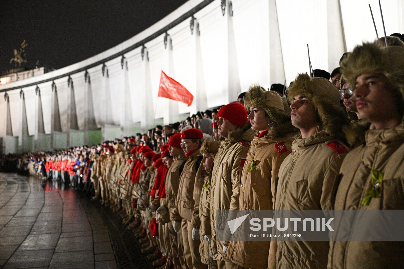 Russia WWII Leningrad Siege Lifting Anniversary Commemorative Event