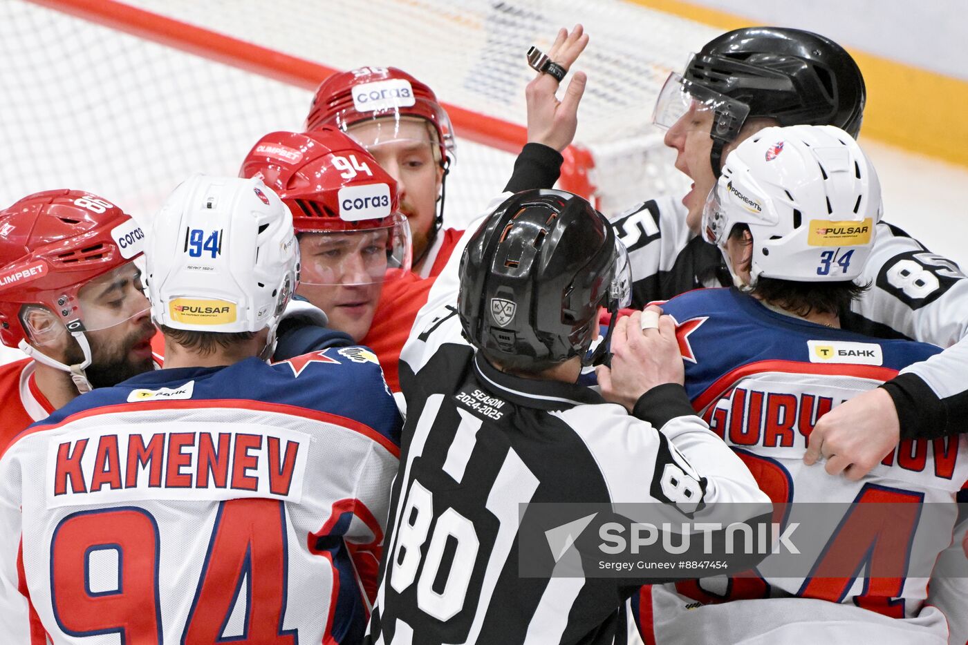 Russia Ice Hockey Kontinental League Spartak - CSKA