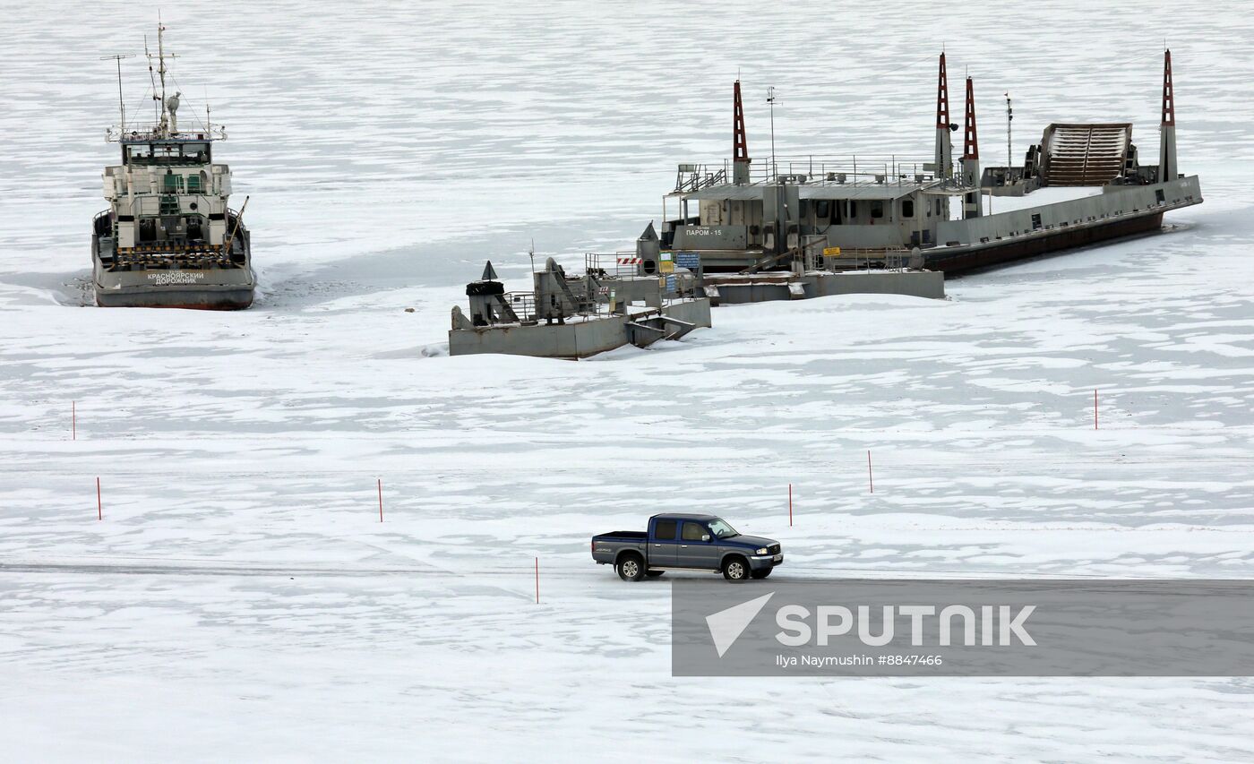 Russia Siberia Ice Road