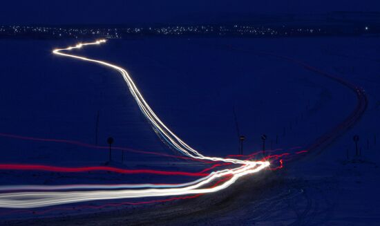 Russia Siberia Ice Road