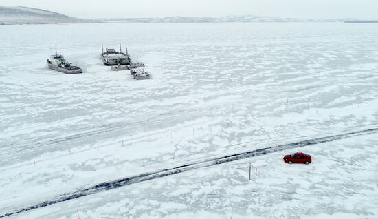 Russia Siberia Ice Road