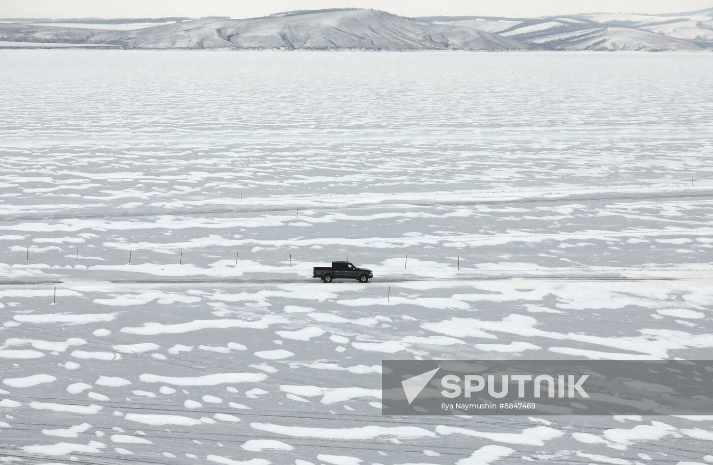 Russia Siberia Ice Road