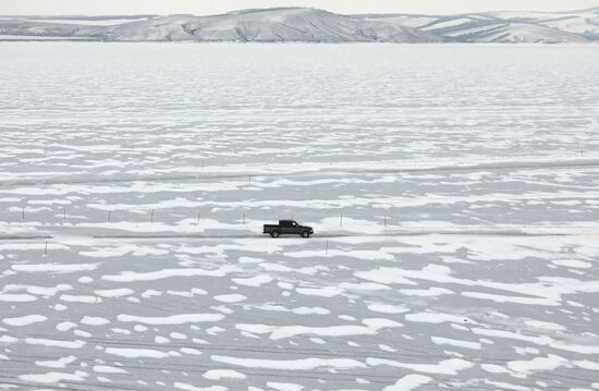 Russia Siberia Ice Road