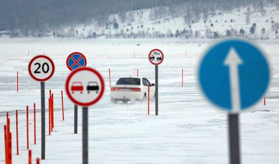 Russia Siberia Ice Road