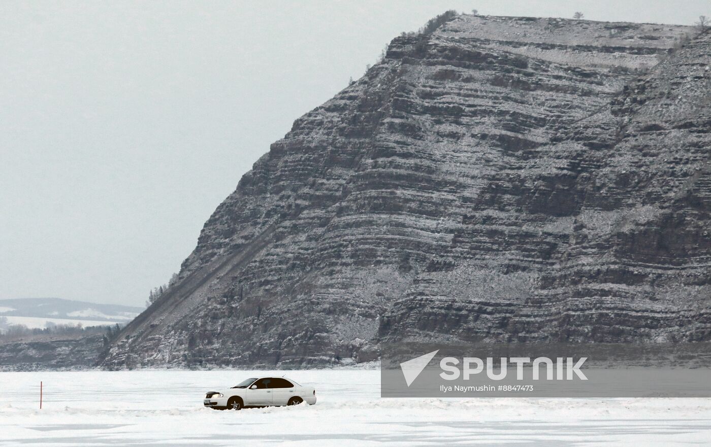 Russia Siberia Ice Road