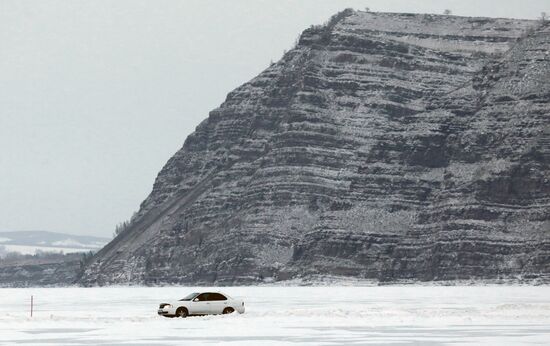 Russia Siberia Ice Road