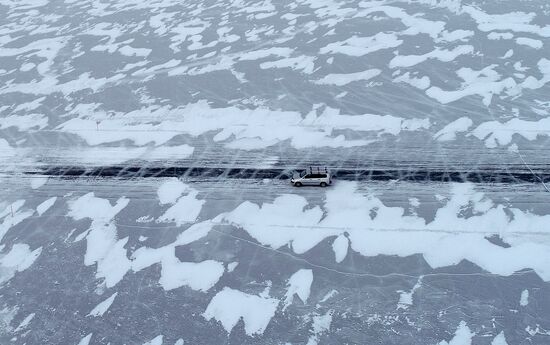 Russia Siberia Ice Road