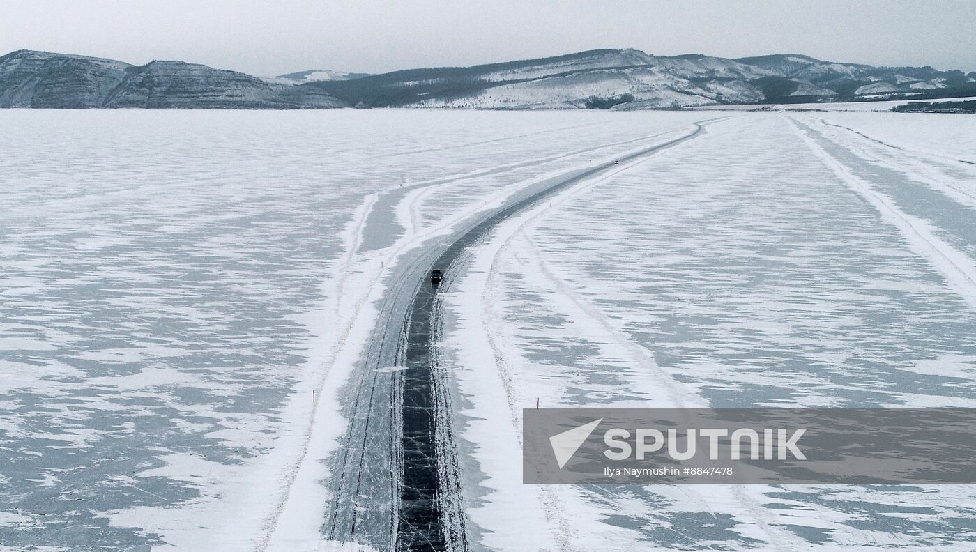 Russia Siberia Ice Road