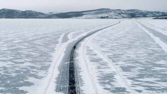 Russia Siberia Ice Road