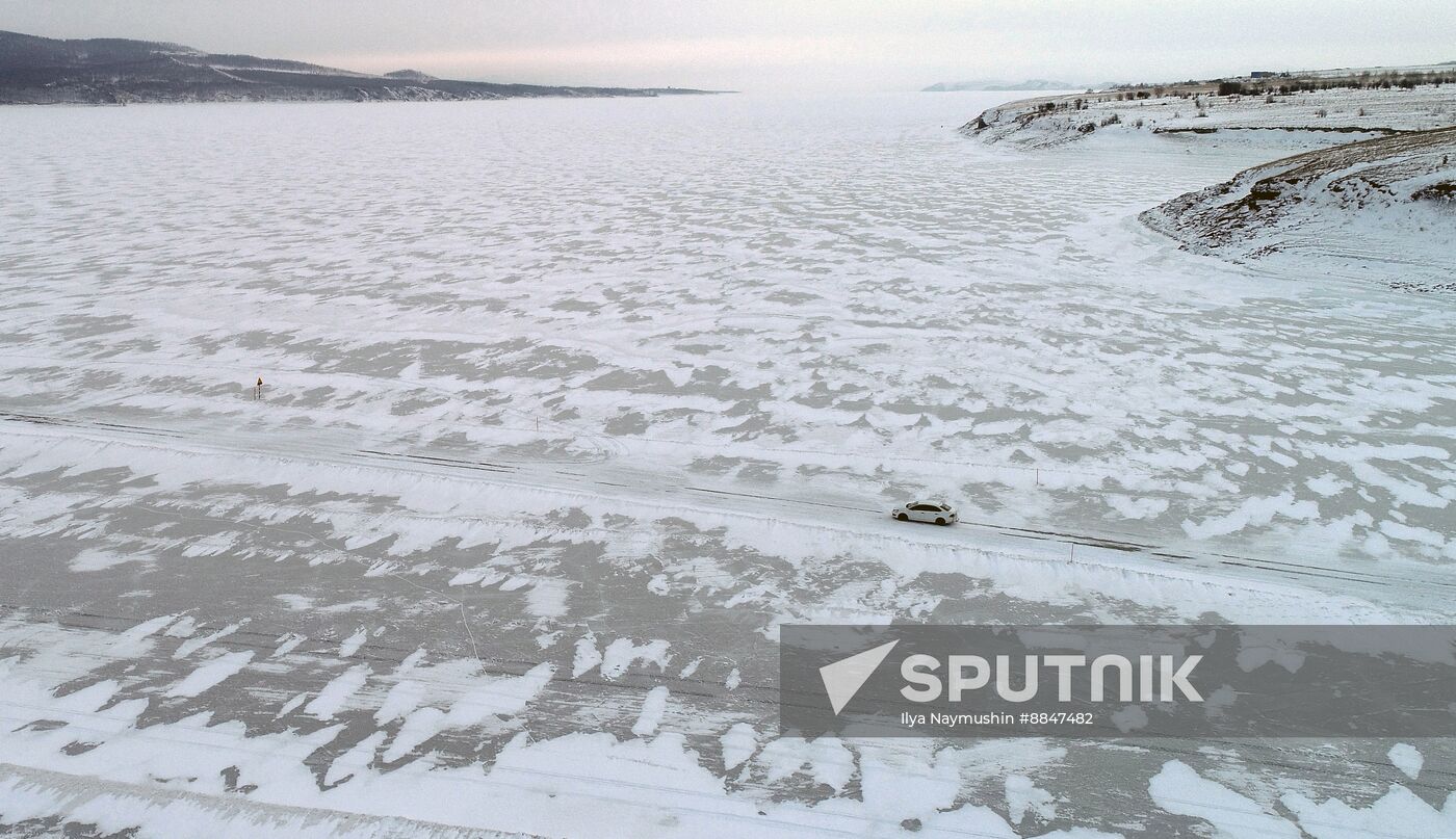 Russia Siberia Ice Road