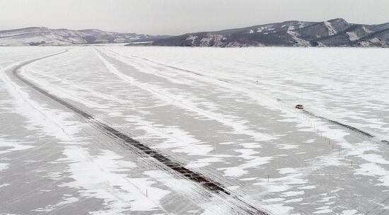 Russia Siberia Ice Road