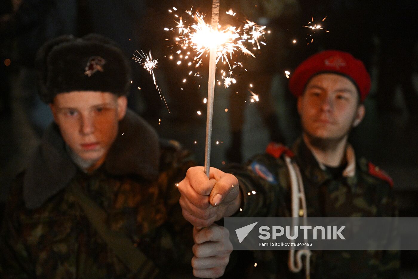 Russia WWII Leningrad Siege Lifting Anniversary Commemorative Event