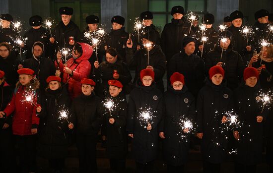 Russia WWII Leningrad Siege Lifting Anniversary Commemorative Event