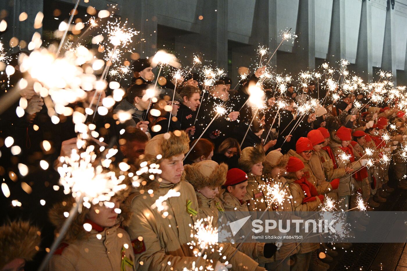 Russia WWII Leningrad Siege Lifting Anniversary Commemorative Event