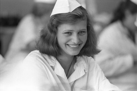 Students of vocational training school