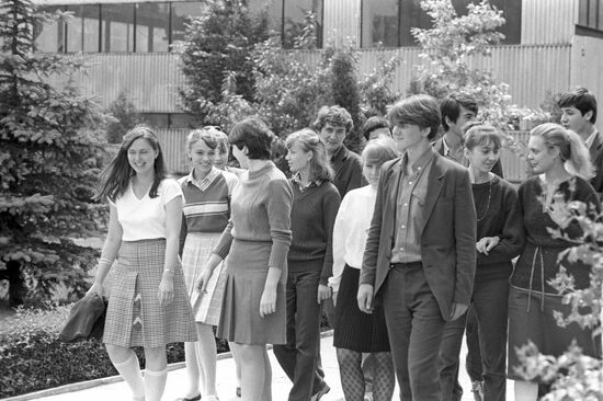 Students of vocational training school