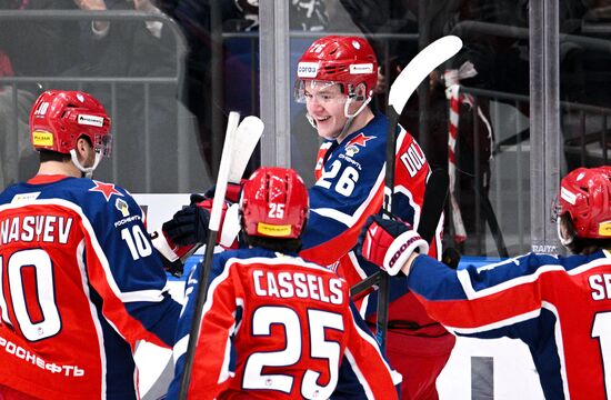 Russia Ice Hockey Kontinental League CSKA - Severstal