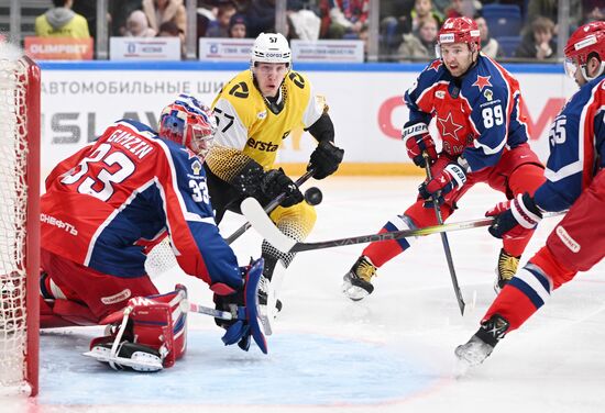 Russia Ice Hockey Kontinental League CSKA - Severstal