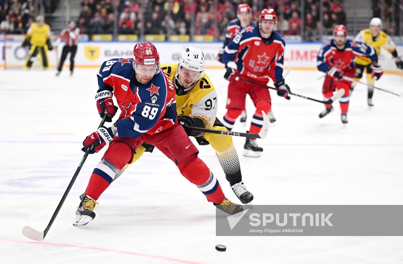 Russia Ice Hockey Kontinental League CSKA - Severstal