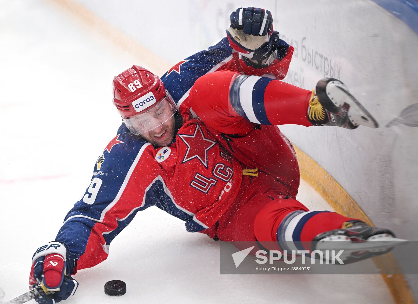 Russia Ice Hockey Kontinental League CSKA - Severstal