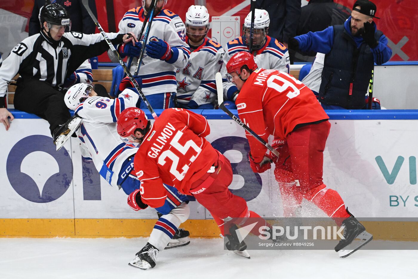 Russia Ice Hockey Kontinental League Spartak - SKA