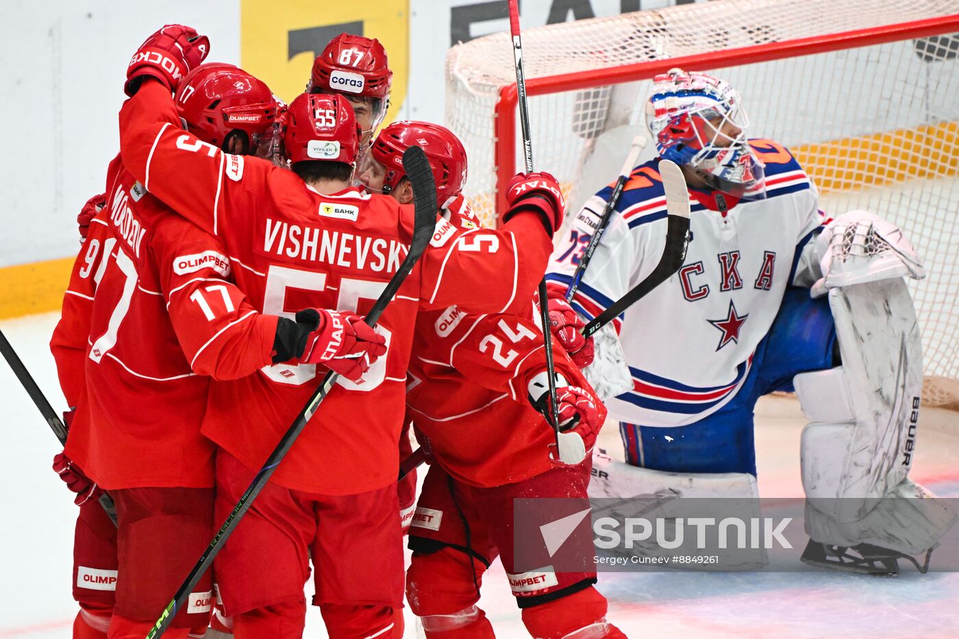 Russia Ice Hockey Kontinental League Spartak - SKA