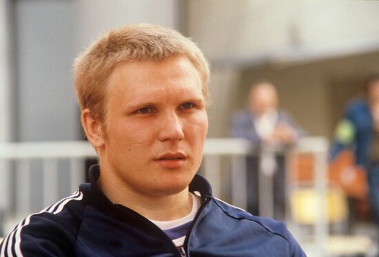 Member of USSR national track and field athletics team Yury Sedykh