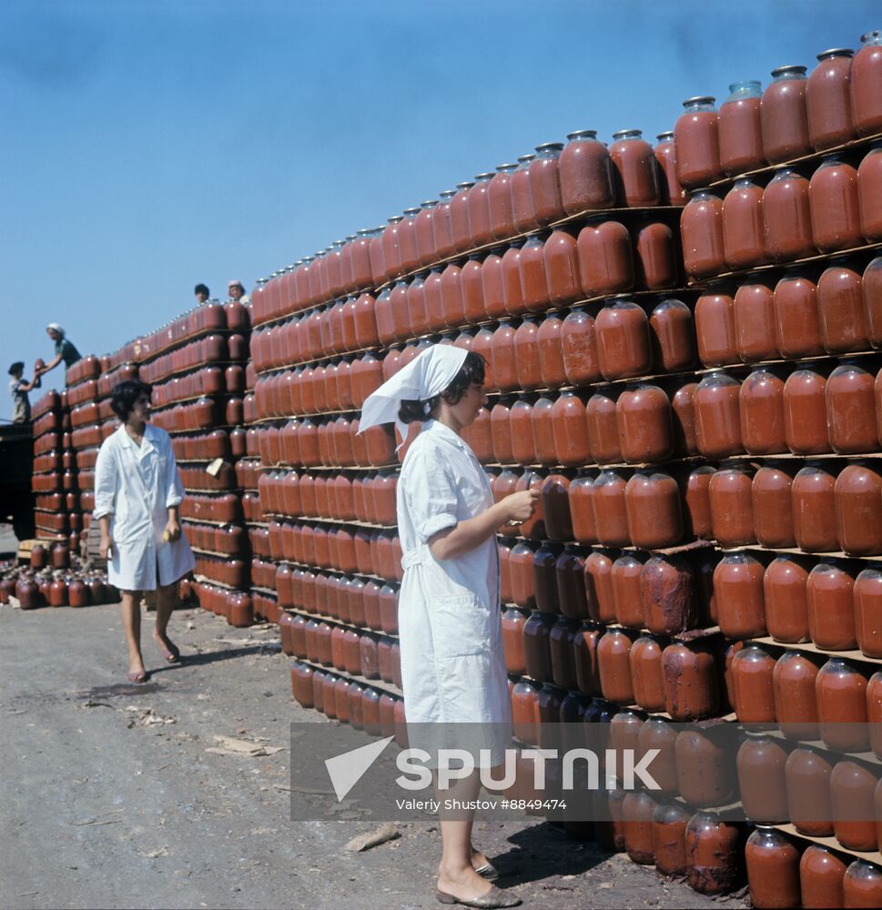 Finished products of Lankaran canning factory