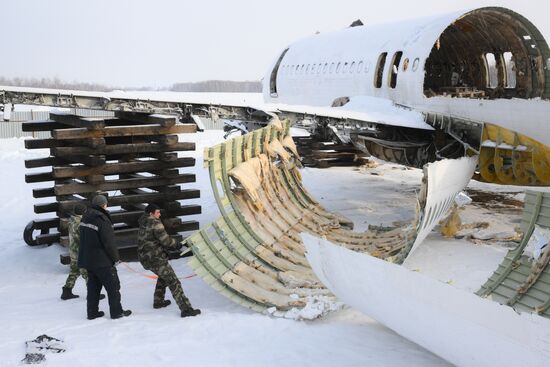 Russia Aircraft Emergency Landing Dismantling