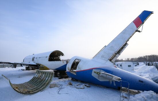 Russia Aircraft Emergency Landing Dismantling