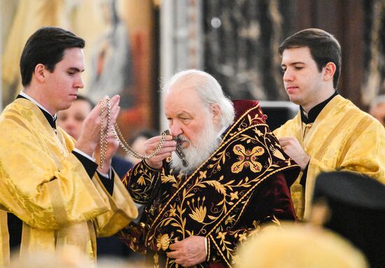 Russia Religion Patriarch Enthronement Anniversary