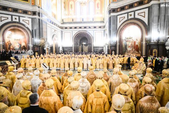 Russia Religion Patriarch Enthronement Anniversary