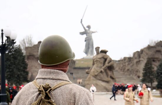 Russia WWII Stalingrad Battle Anniversary Event