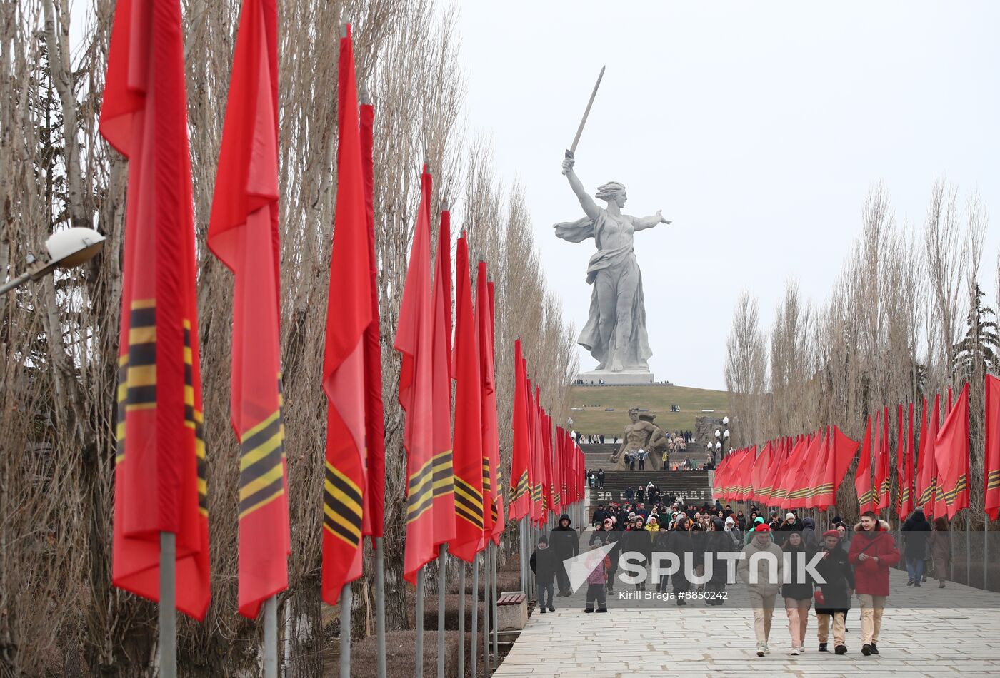 Russia WWII Stalingrad Battle Anniversary Event