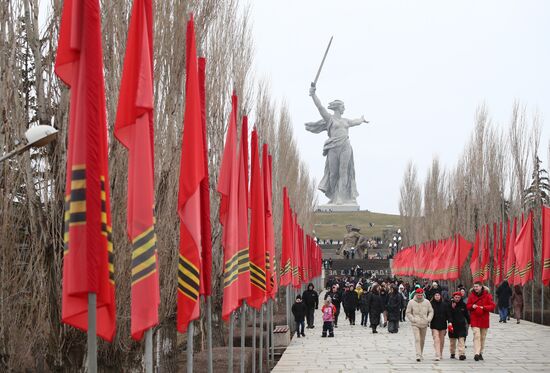 Russia WWII Stalingrad Battle Anniversary Event