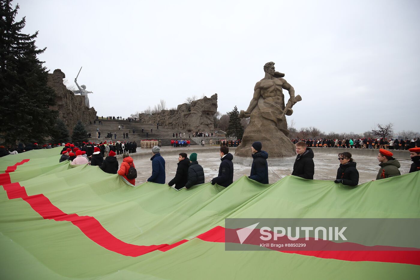 Russia WWII Stalingrad Battle Anniversary Event
