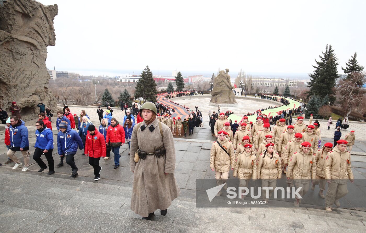 Russia WWII Stalingrad Battle Anniversary Event
