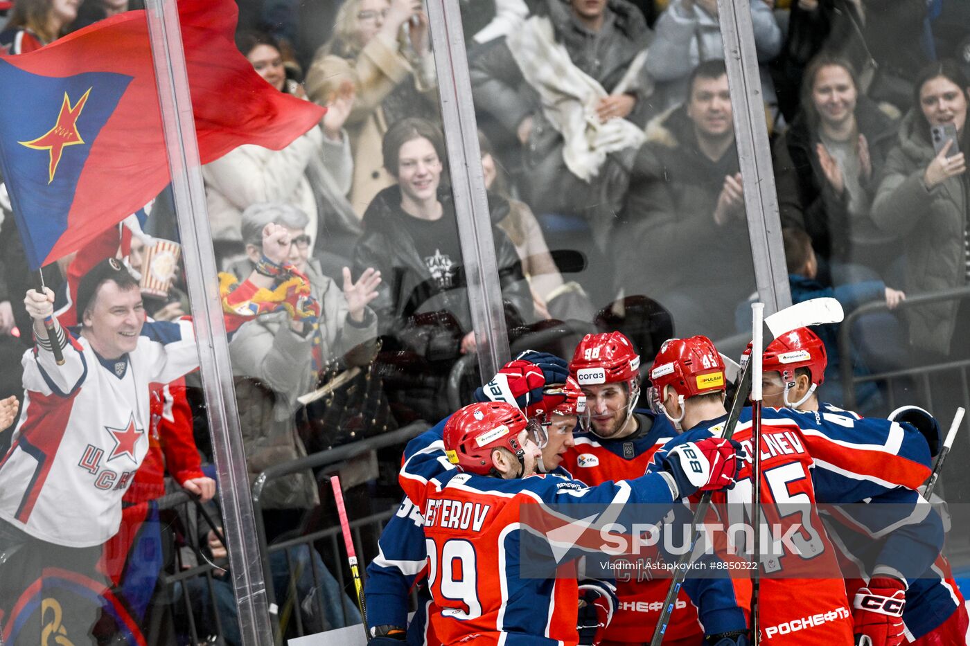 Russia Ice Hockey Kontinental League CSKA - Torpedo