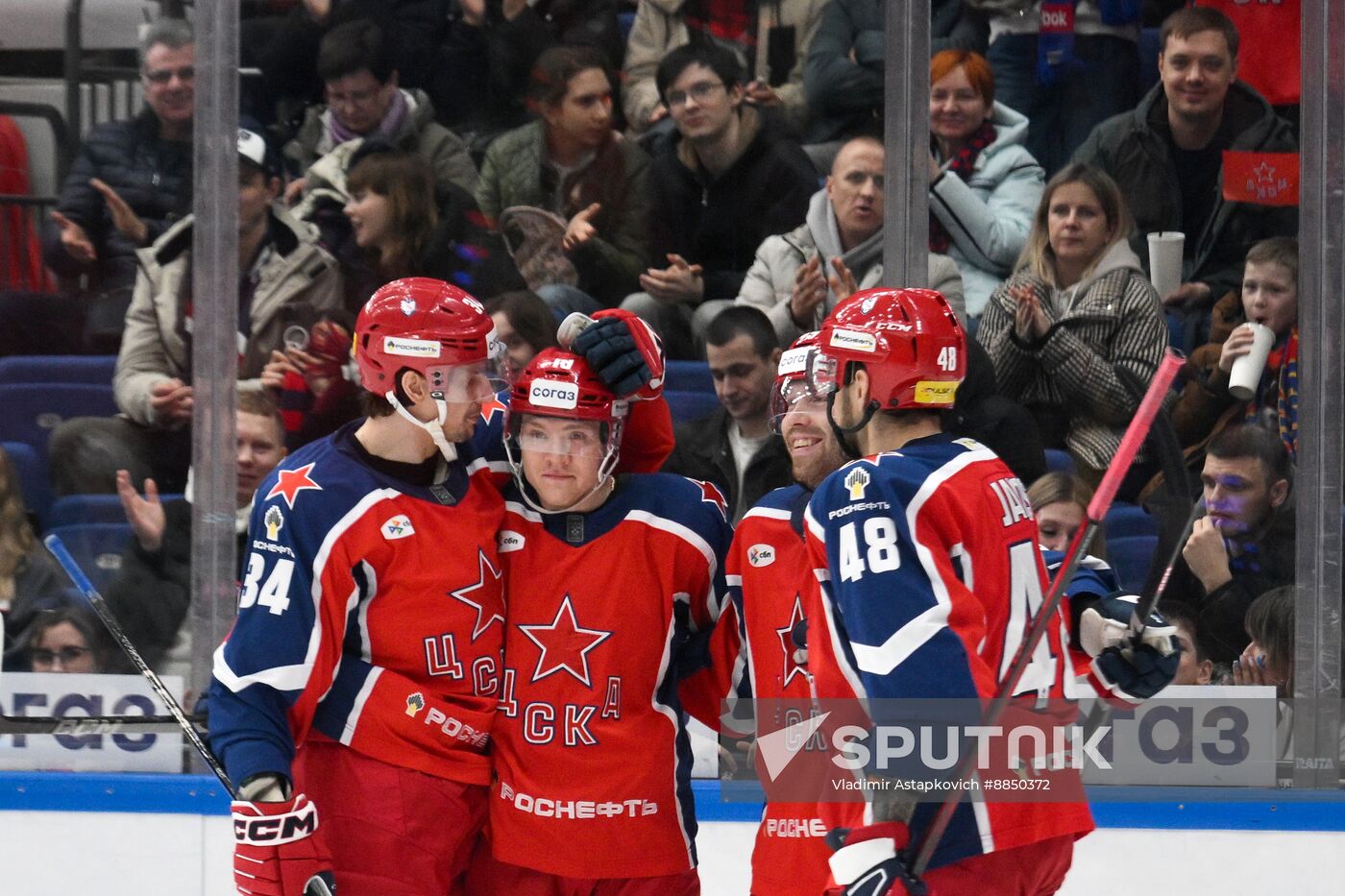 Russia Ice Hockey Kontinental League CSKA - Torpedo