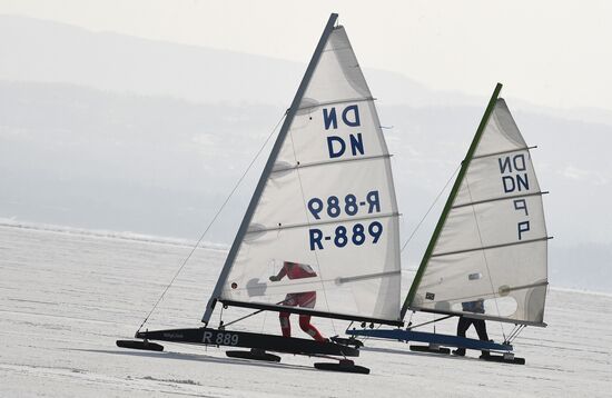 Russia Ice Sailing Competition
